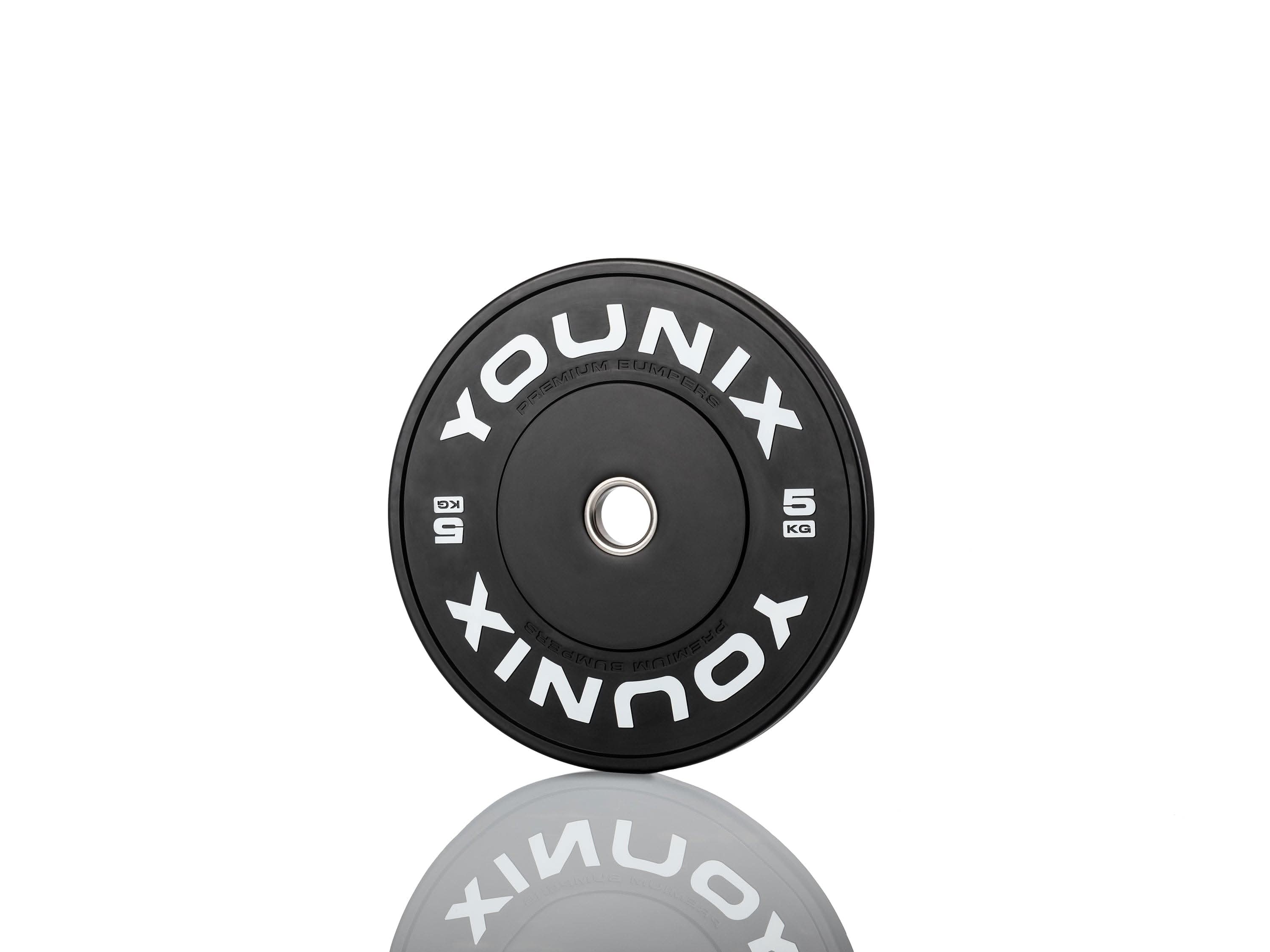 Younix Premium Bumper Plates, 5Kg - 25Kg, Sold as Piece