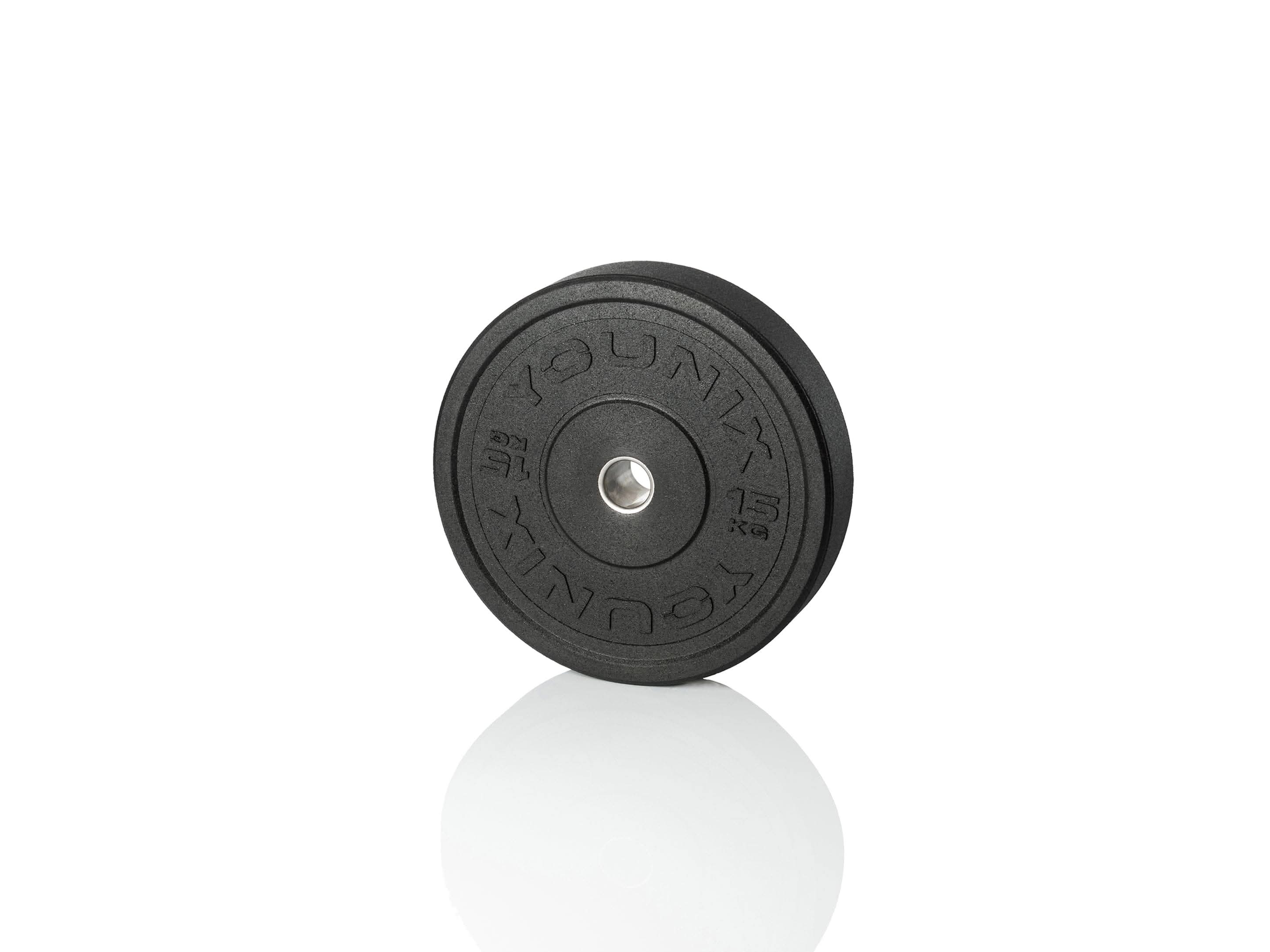 Younix Heavy Duty Bumper Plates, 5Kg - 20Kg, Sold as Piece 15 Kg