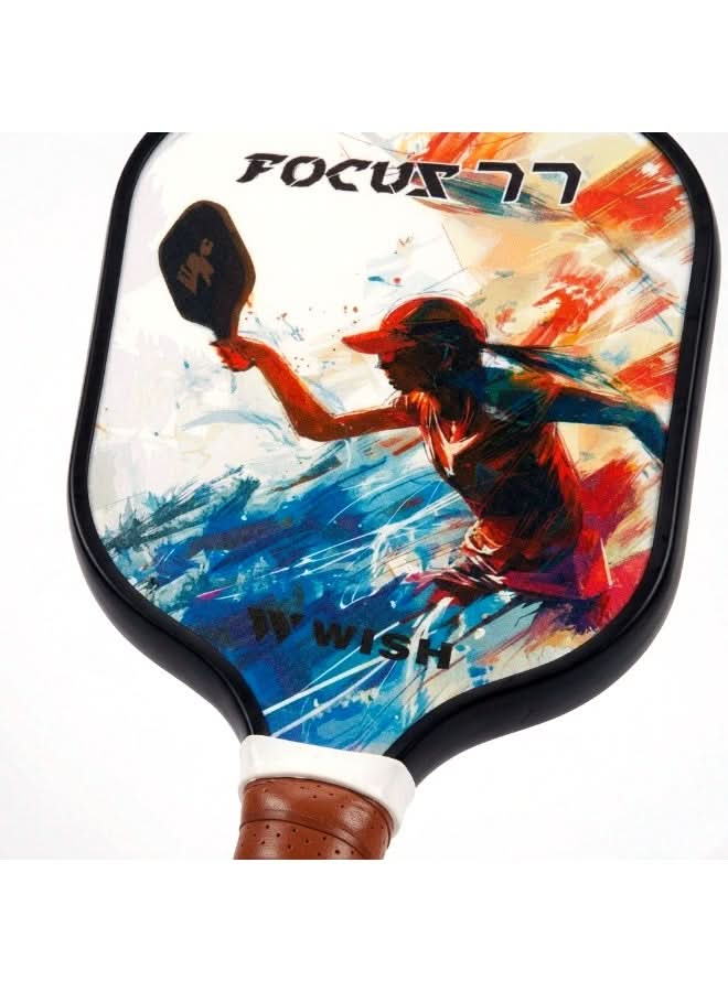 Wish Focus 77 Carbon Fiber Pickleball Paddle