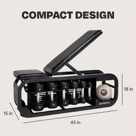 Inspire Fitness Centr Fusion Bench With Weight Storage