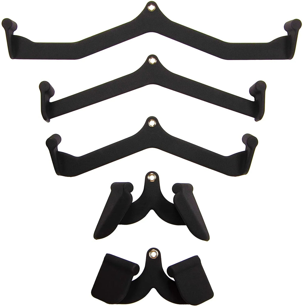 MF 5-Piece Cable Attachment Set for Lat Pulldown and Rows