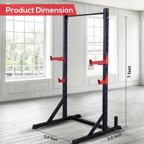 Sparnod Fitness SWB-17 Multi-Purpose Squat Rack – Heavy-Duty Power Rack for Home & Commercial Training