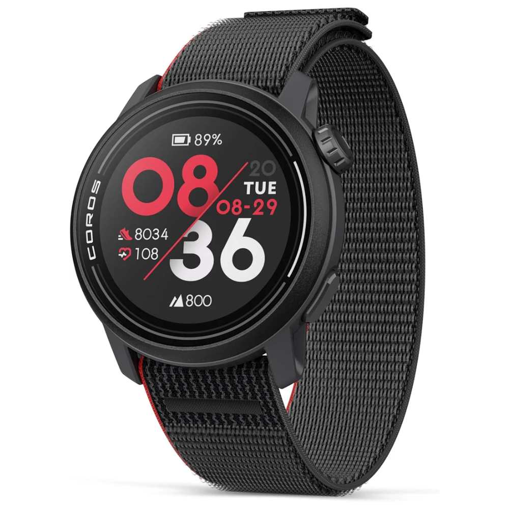 Coros Pace 3 GPS Sport Watch Black Ink Nylon Band