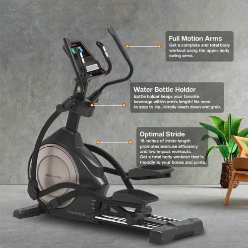 Sparnod Fitness SET-440 Semi-Commercial Elliptical Cross Trainer – Cardio Machine