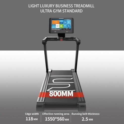 Sparnod Fitness, 5 Hp Continuous AC Motorized Automatic Walking and Running Treadmill, STC-6900
