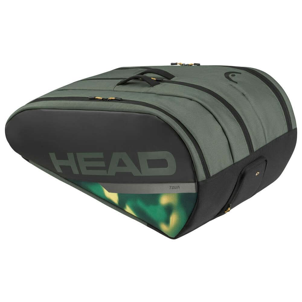 Head Tour Racket Bag XL, 12 Racket Bag Thyme Banana