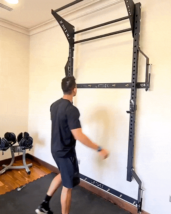 Liftdex Garage Foldable Squat Rack | Heavy-Duty Home Gym Power Rack UAE
