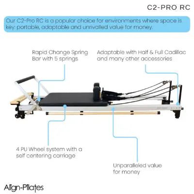Align-Pilates C2-Pro Pilates Reformer with Full Cadillac