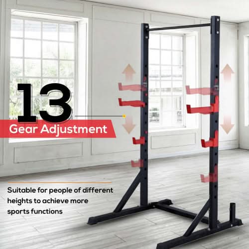 Sparnod Fitness SWB-17 Multi-Purpose Squat Rack – Heavy-Duty Power Rack for Home & Commercial Training