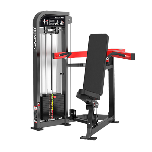 Sparnod Fitness HAM-04 Shoulder Press Machine – Seated Upper Body Workout Machine