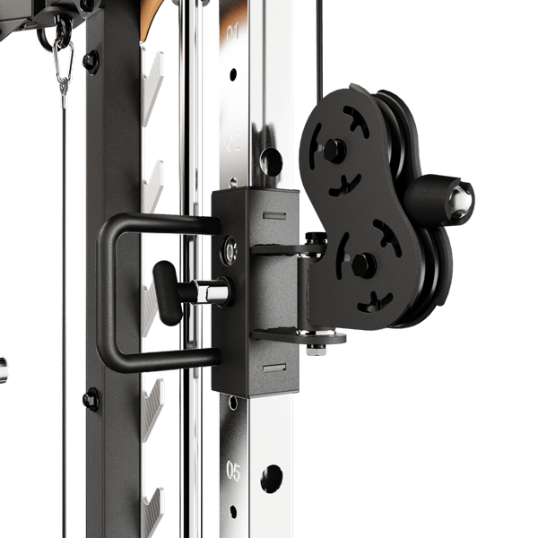 BRUTEforce UX1 Functional Trainer – Foldable Smith Machine, Power Rack & Cable Station