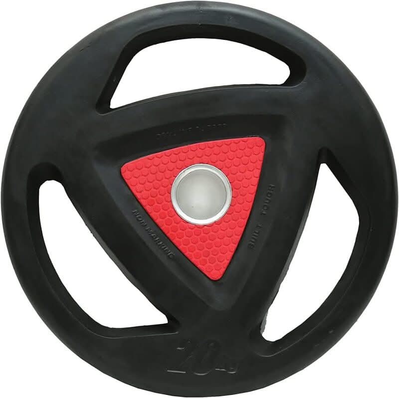 Harley Fitness 7 Ft Olympic Bar with Tri Grip Black Olympic Plates Set | 160 kg