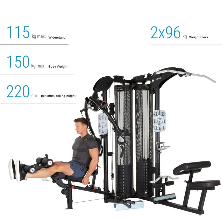 Inspire Fitness M5 Complete Multi-Gym – All-in-One Home & Studio Strength Training System