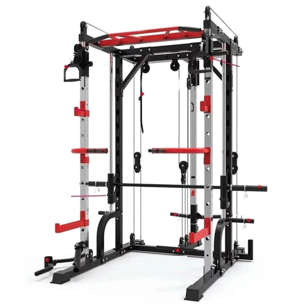 1441 Fitness Heavy Duty Smith Machine with Cable Crossover & Squat Rack - J009