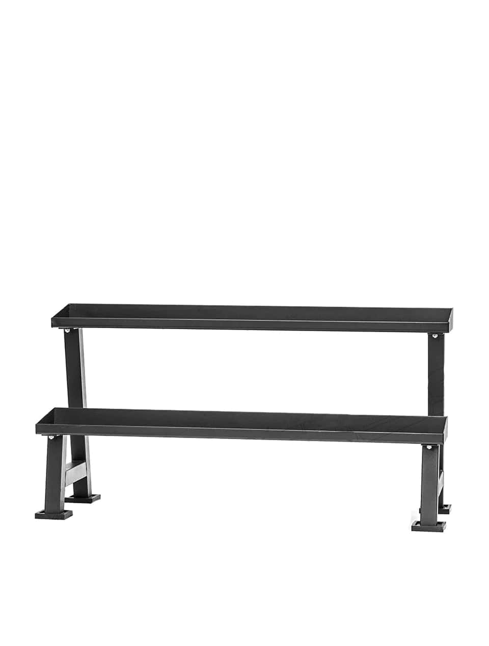 Combo 1441 Fitness Powder Coated Kettlebell - 4 Kg to 16 Kg - 7 Pcs Set With 2 Tier Rack