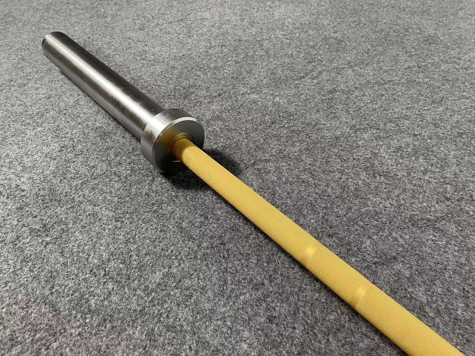 Liftdex Gold Barbell 15Kg | Queen's Bar | 203,000 Psi | Multipurpose | Black Zinc