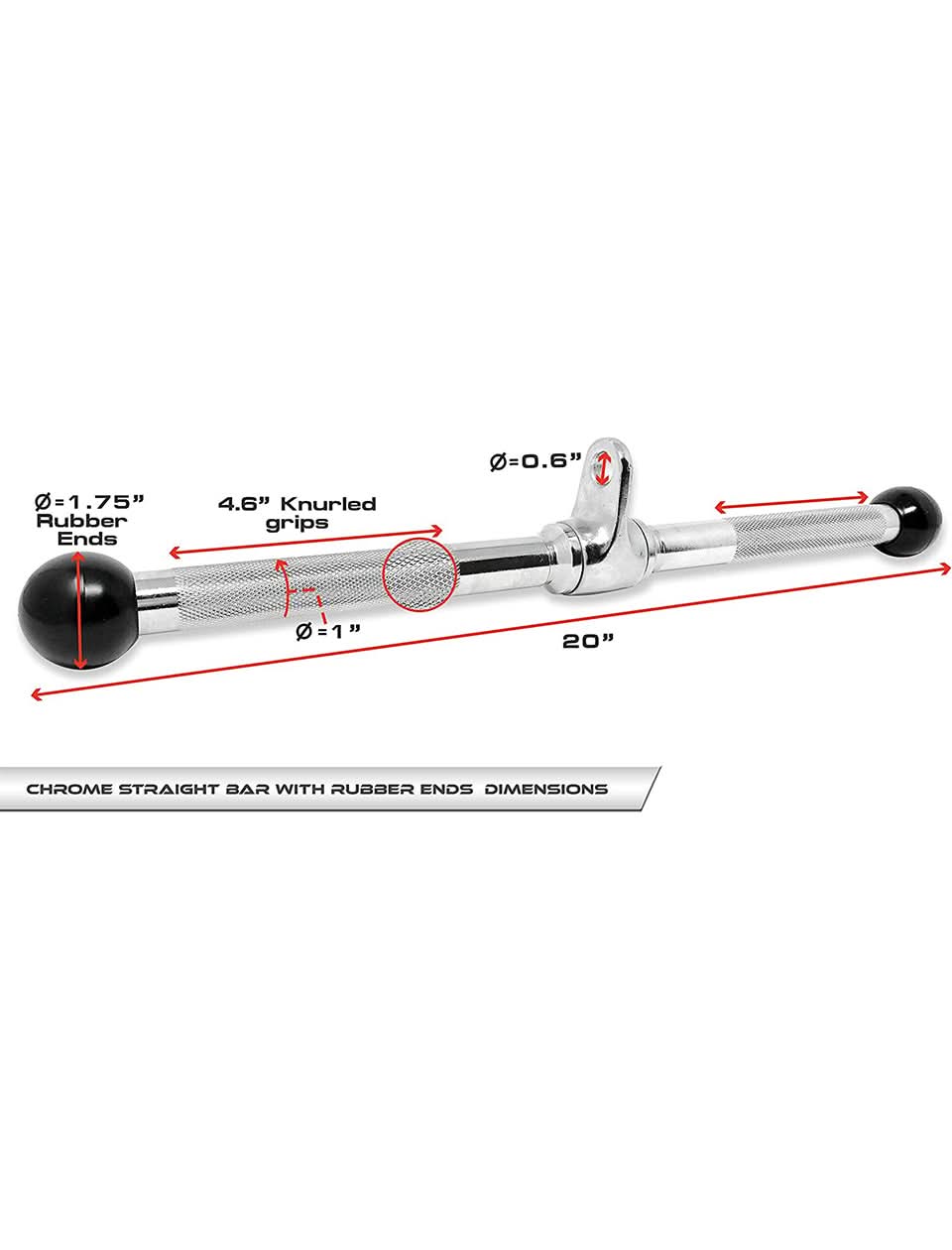 1441 Fitness Lat Attachment - Lat Pull Down Bar