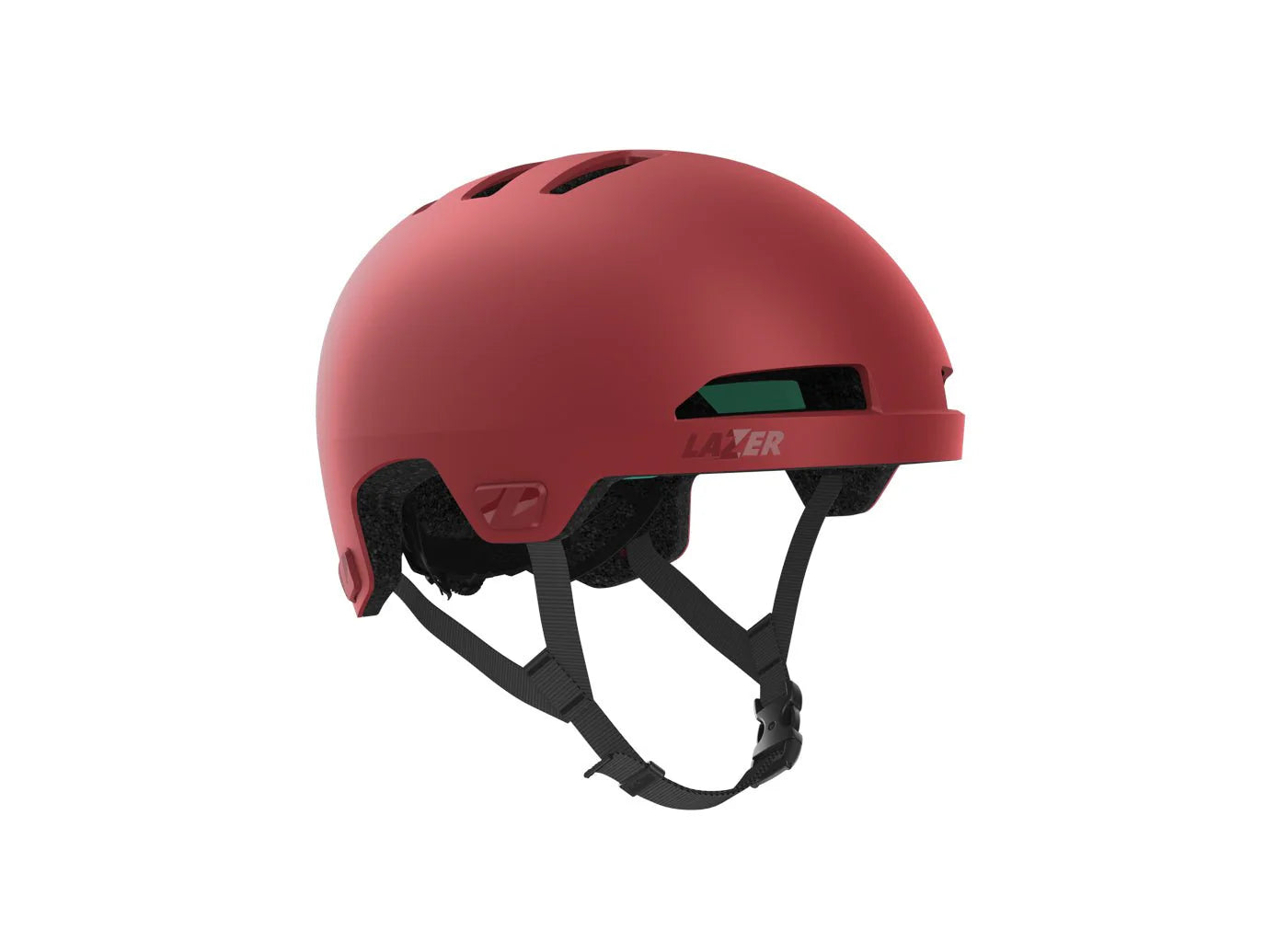 Lazer MazeJR KinetiCore Helmet – Urban Youth Helmet Matte Ruby Red