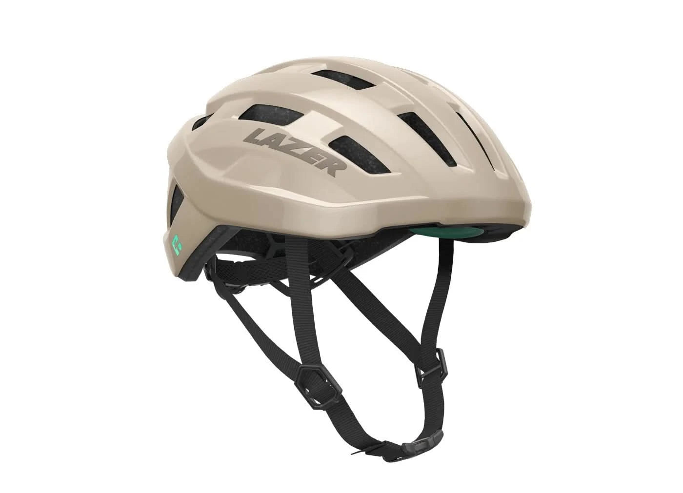 Lazer Tempo KinetiCore Helmet – Lightweight Everyday Cycling Helmet Latte Uni