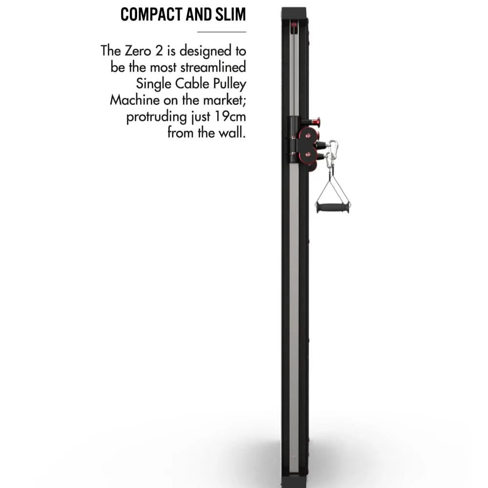 Liftdex Wall Mounted Cable Machine Functional Trainer – Compact Space-Saving Pulley System
