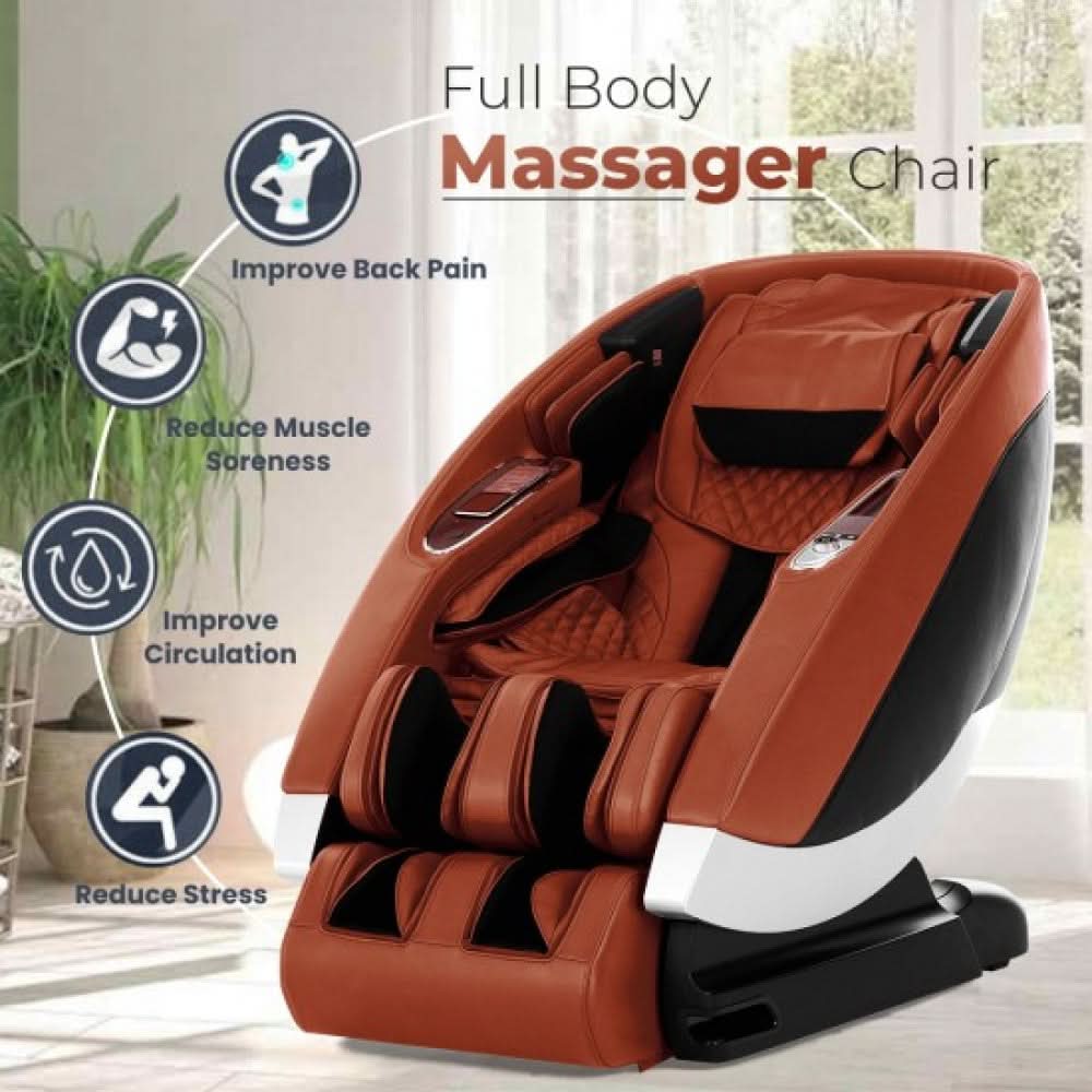 Sparnod Fitness Plush - 4D Full Body Automatic Massage Chair