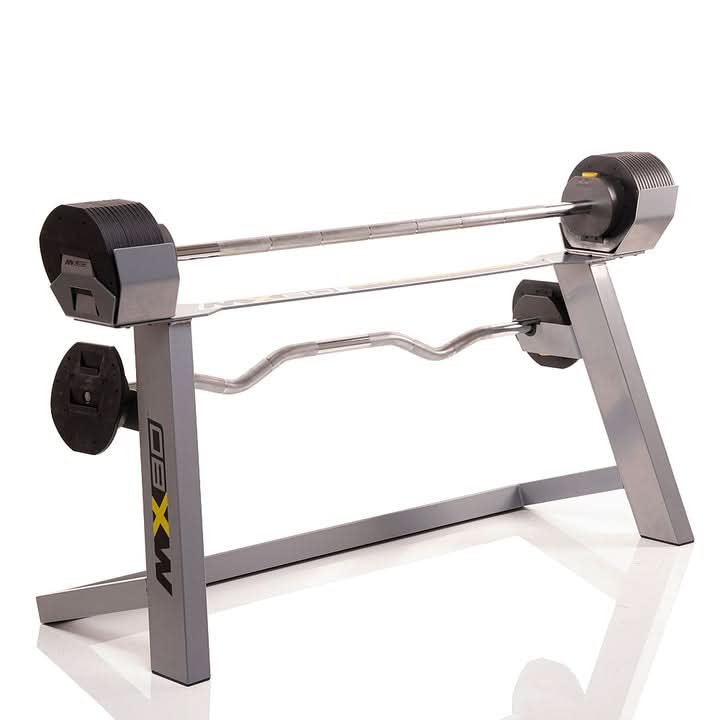 MX Select MX80S Ez & Straight Barbell System with Rack | All in one body pump set
