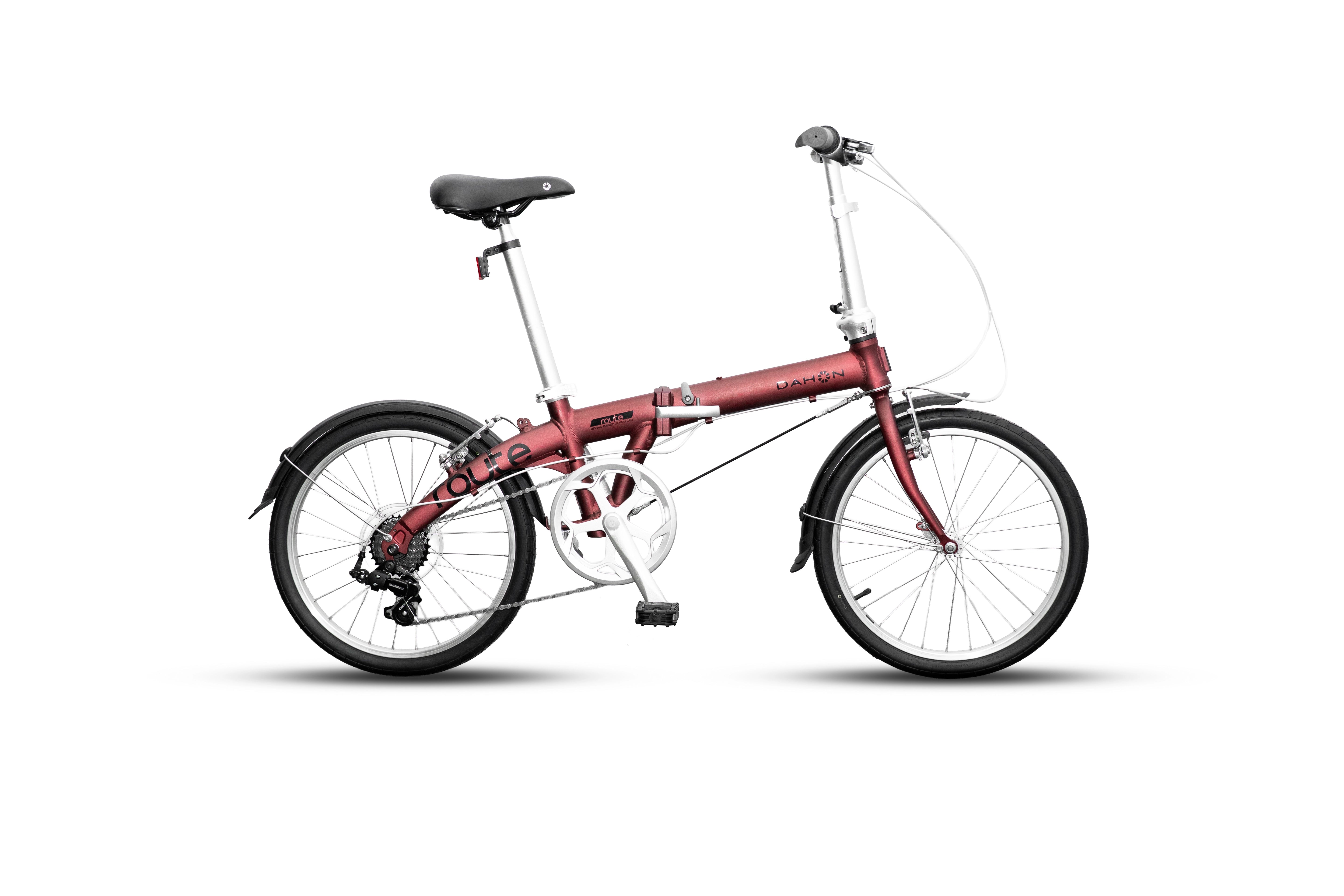 Dahon Route Folding Bike 20 Inch Dark Red