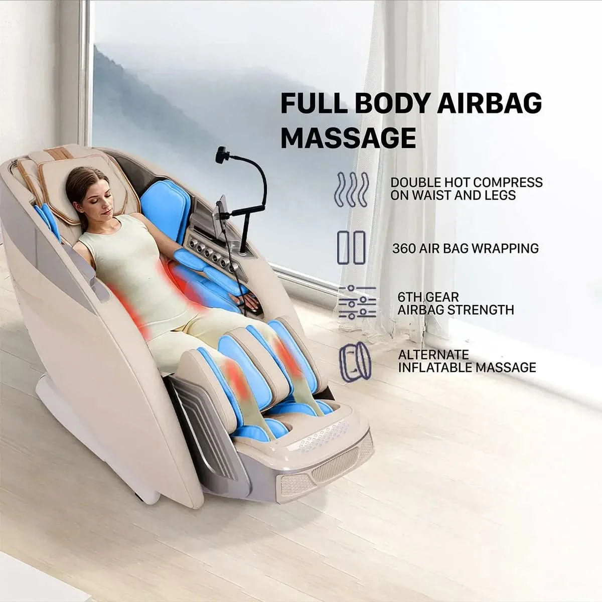 Nourest Titan Ai Master Stretching Dual 4D Roller Massage Chair