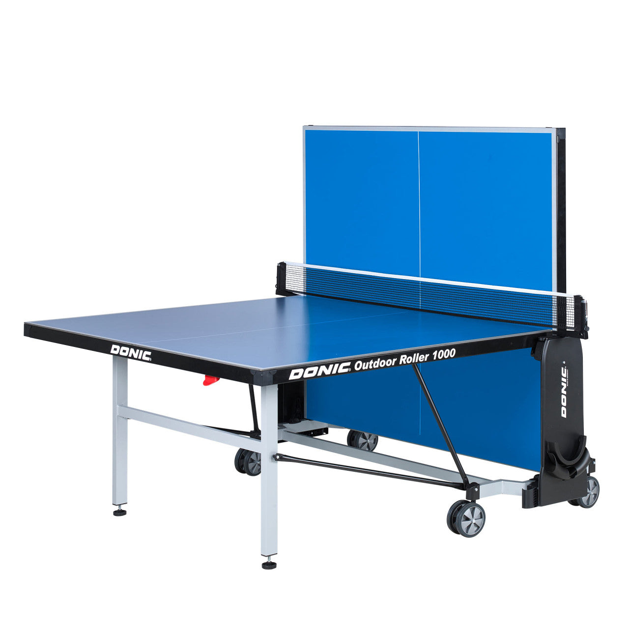 Donic Table Tennis Table Outdoor Roller 1000, Blue