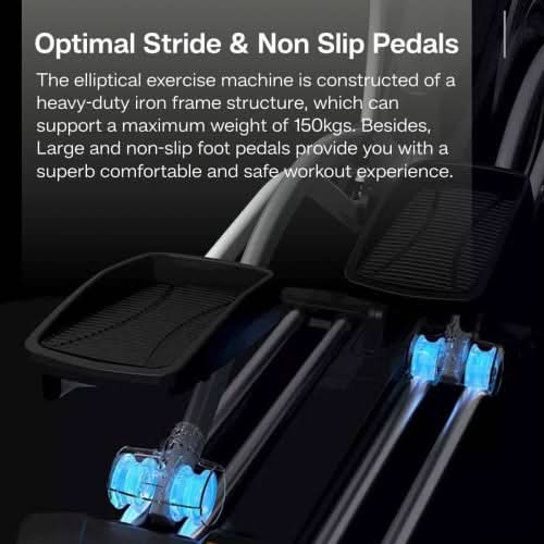 Sparnod Fitness SET-440 Semi-Commercial Elliptical Cross Trainer – Cardio Machine