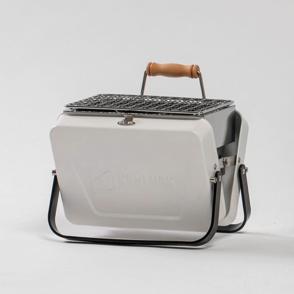 Kenluck Grill Celebration, Portable Barbeque Grill Matte White