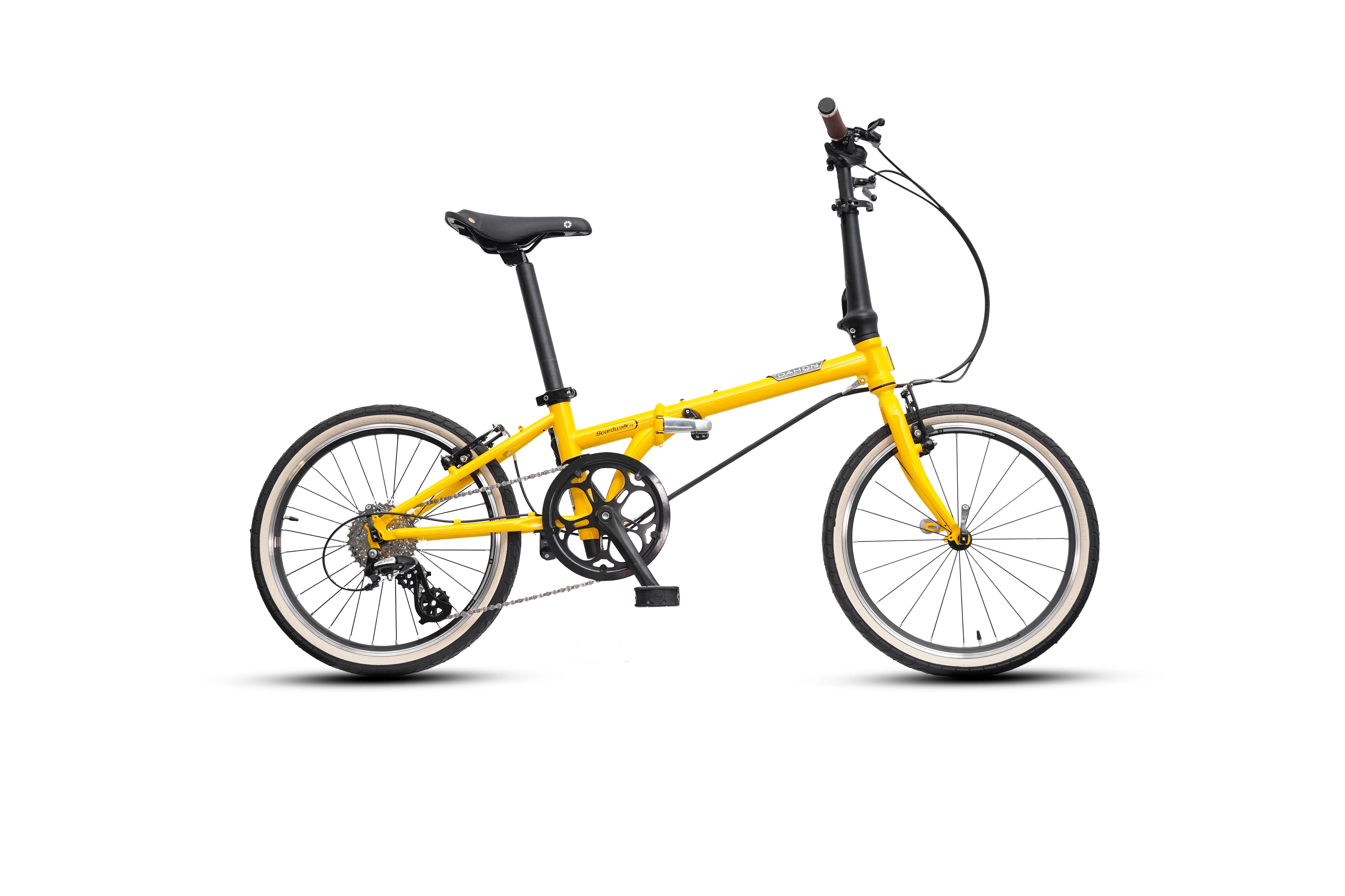Dahon Boardwalk D8 Folding Bike 20 Inch Yellow