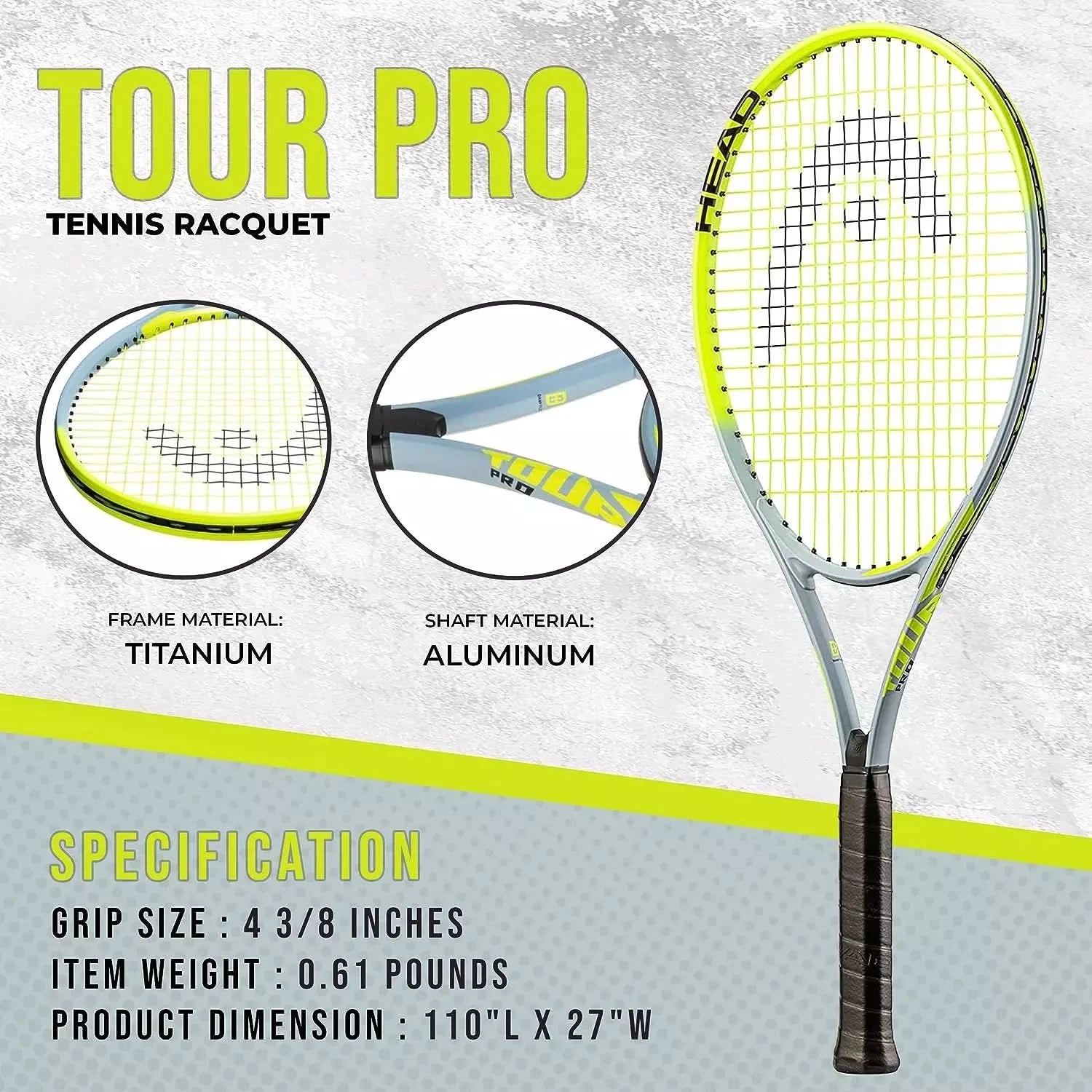 Head Tour Pro Tennis Racket