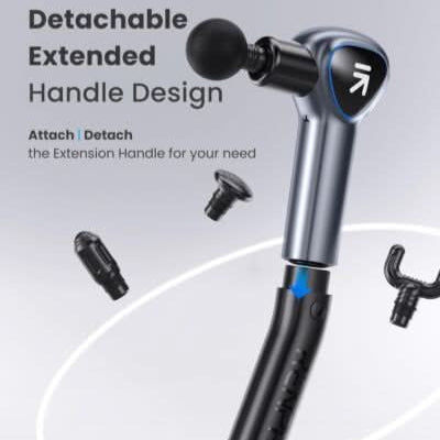 Renpho REACH Massage Gun with Extended Handle