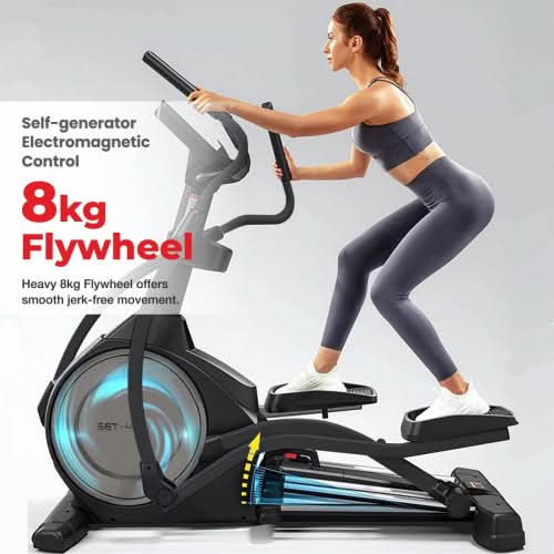 Sparnod Fitness SET-440 Semi-Commercial Elliptical Cross Trainer – Cardio Machine