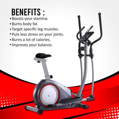 Sparnod Fitness Elliptical Cross Trainer, SET-44