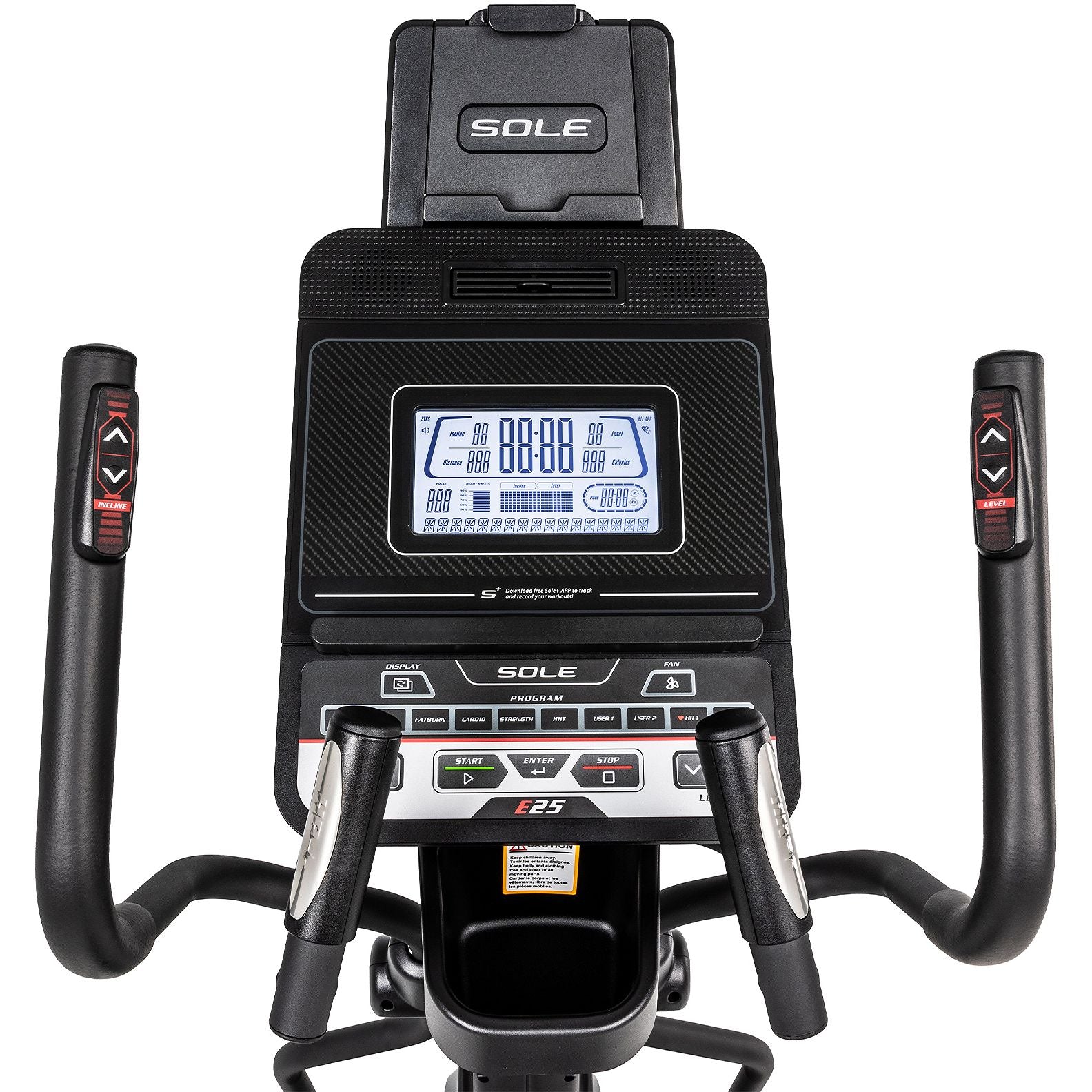 Sole Fitness E25 Elliptical Trainer, New Model