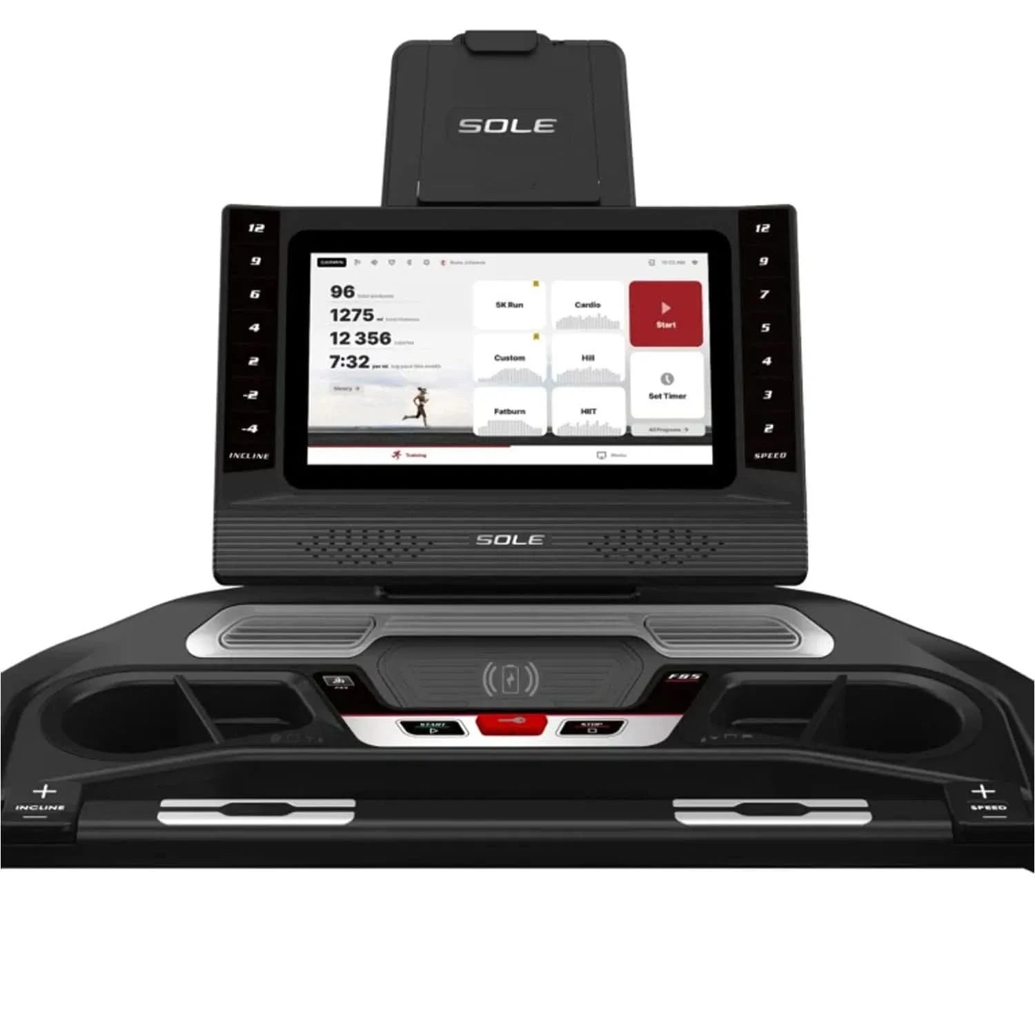 SOLE Fitness F85-ENT Treadmill with 15.6" Touchscreen – 4 HP Motor & 15-Level Incline