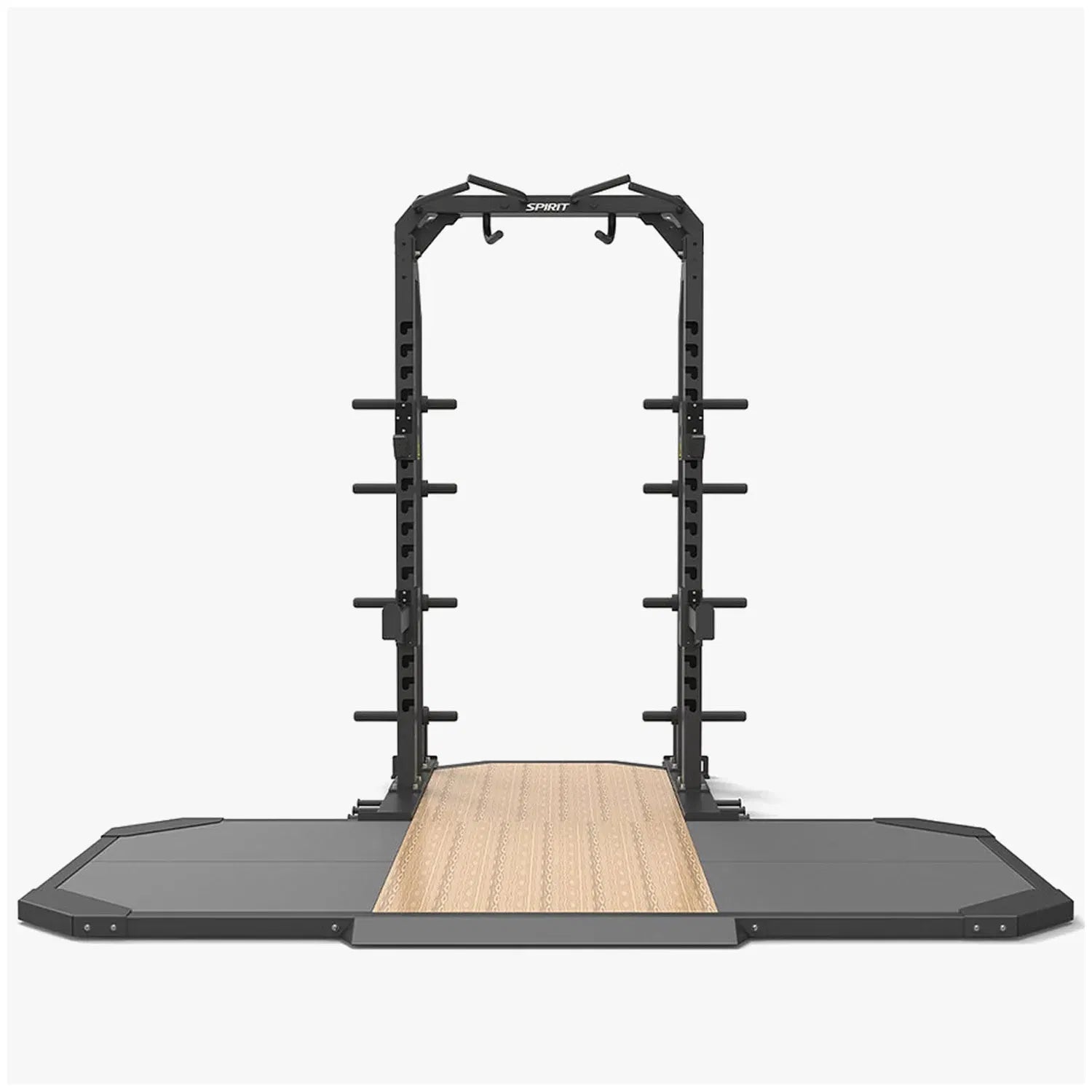 Spirit Fitness Half Power Rack with Integrated Lifting Platform SP-4202-P