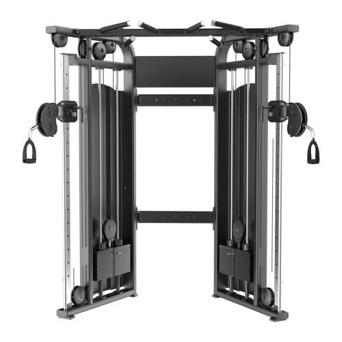 Sparnod Fitness STA-1017C Dual Adjustable Pulley Functional Trainer – 2 Stack Cable System
