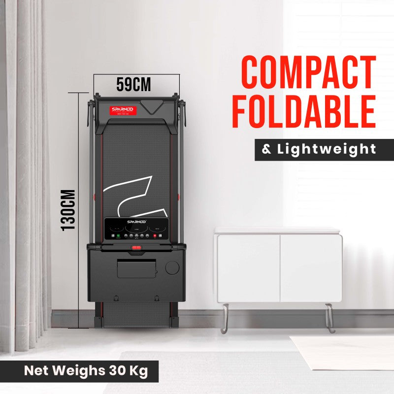 Sparnod Fitness Walkingpad Treadmill with Desk, STH-3085