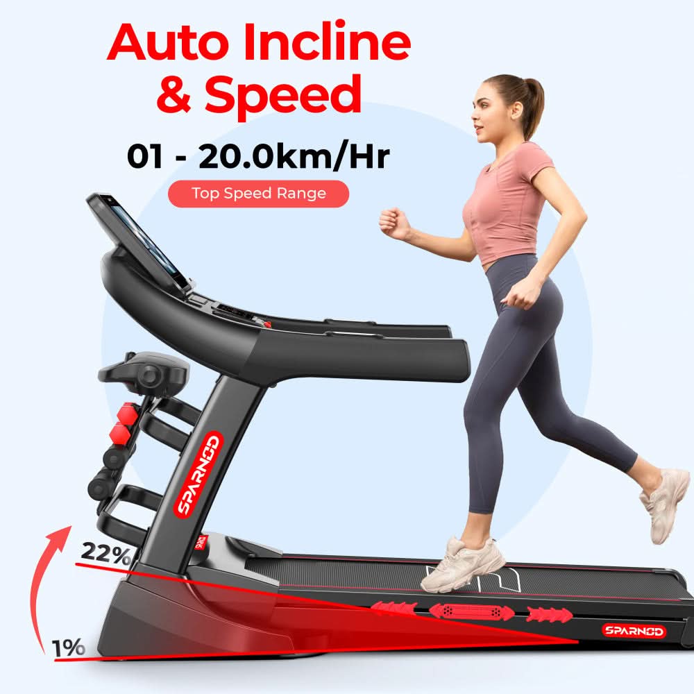 Sparnod Fitness 7 HP Home Use Treadmill, STH-5730