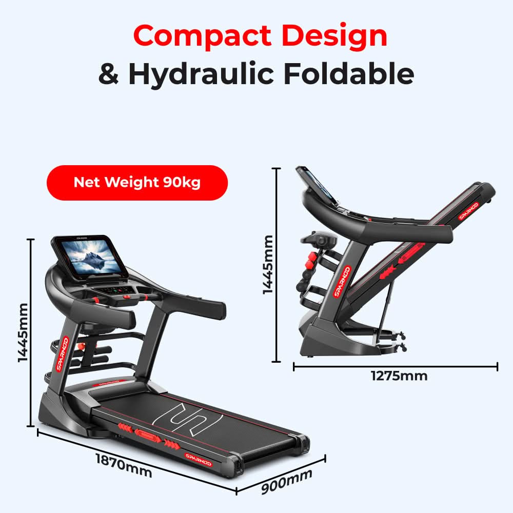 Sparnod Fitness 7 HP Home Use Treadmill, STH-5730