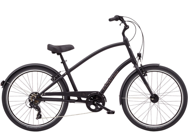Electra Men's Bike Electra Townie Original Tall 7D EQ Step Over Matte Black