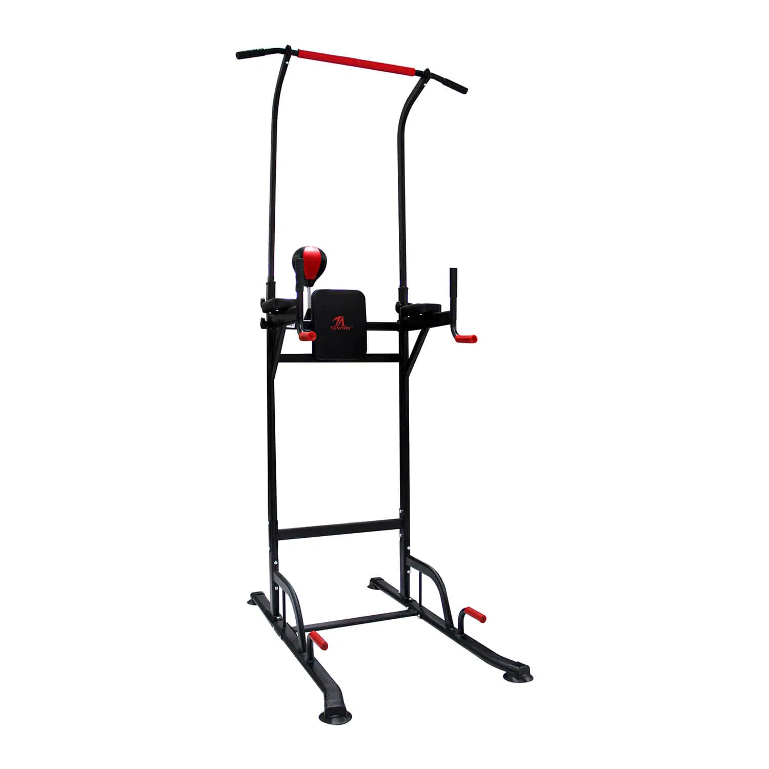 Ta Sport Z6206C VKR Gym Training Station – Vertical Knee Raise & Dip Tower (Black/Red)