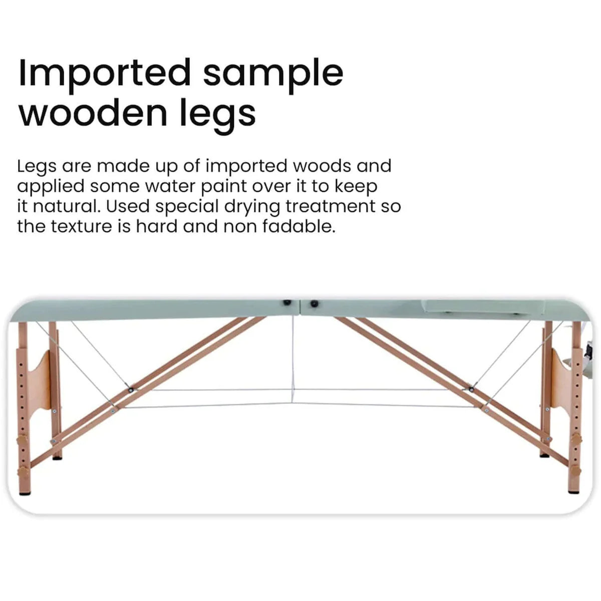 Nourest Portable Foldable Professional Massage Table (2 fold)