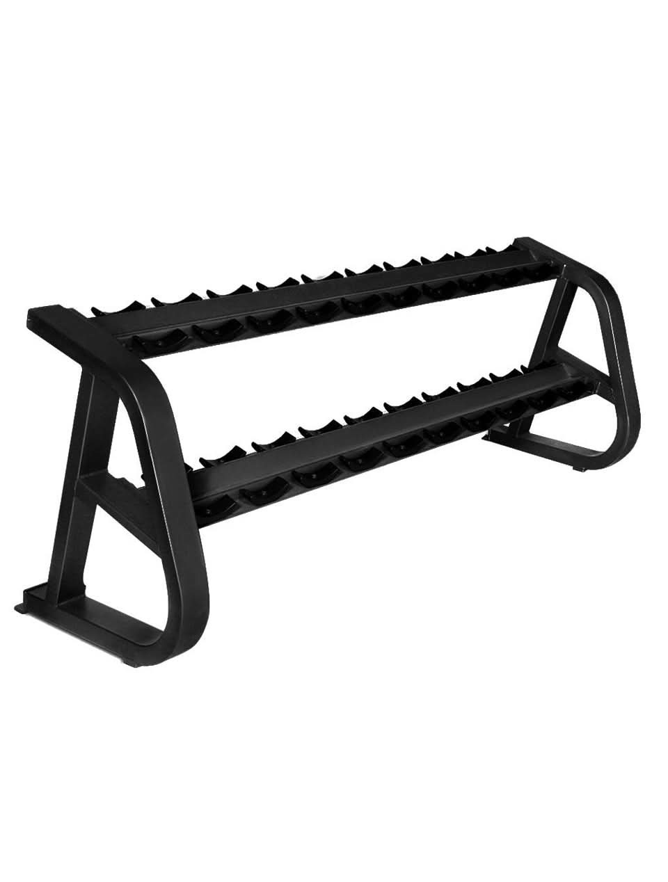 2 Tier Dumbbell Rack Set with Dumbbells - Heavy Duty 10 Pairs- 1441 Fitness