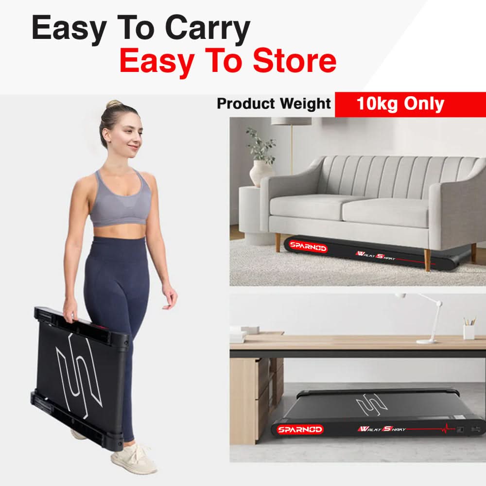 Sparnod Fitness 2.5 HP Peak Walkingpad (Walking, Jogging & Vibration Machine)