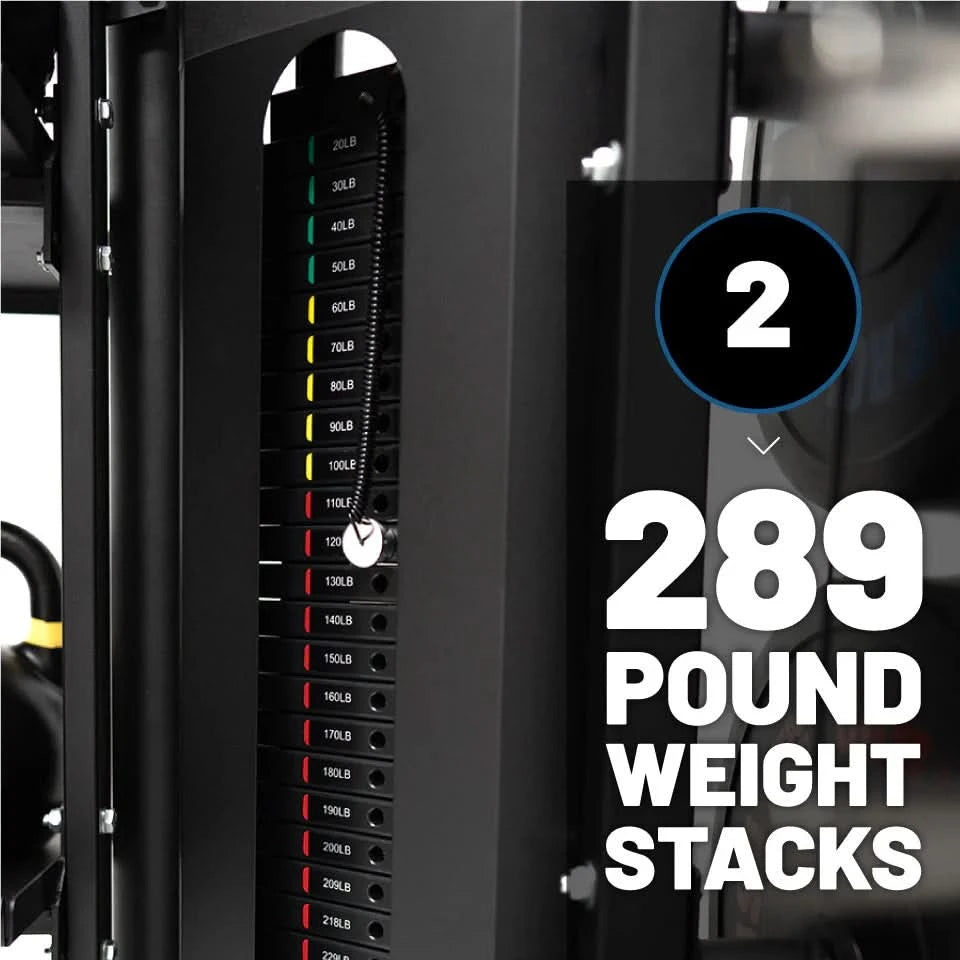 Force USA G15 All-In-One Trainer + Upgrade Kit – Compact Smith, Power Rack & Cable Gym Station