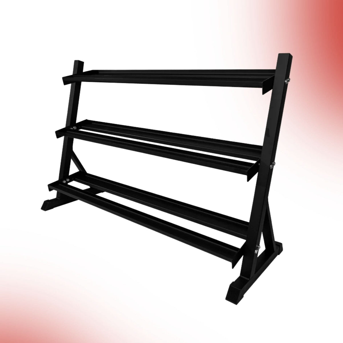leom Fitness 3 Tier Dumbbell Rack for 8 Pairs